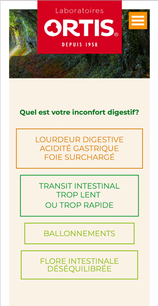 Smartphone Portail Digestion